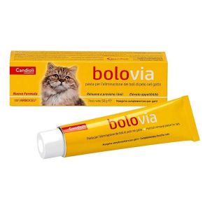 Candioli Bolo Via Pasta Eliminazione di Boli di Pelo per Gatti 50g