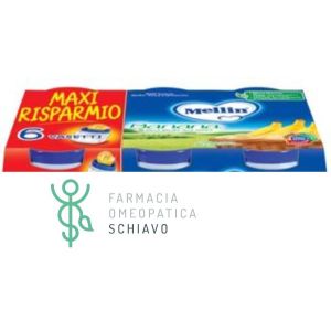 Mellin Omogeneizzato Di Frutta Banana 6 x 100 g