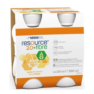 Resource Junior Fibre Vaniglia Bevanda Ipercalorica 4x200ml