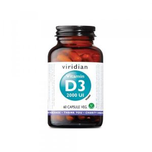 Viridian Vitamin D3 2000iu 60cps