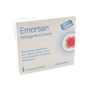 Emorsan Detergente In Crema 10 Fiale  da 3,5ml Globuli Contenitore MONOdose