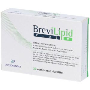 Brevilipid Plus Integratore di Monacolina K 30 Compresse