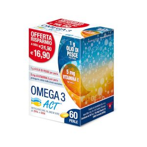 Omega 3 Act 1 Grammo Integratore 60 Perle