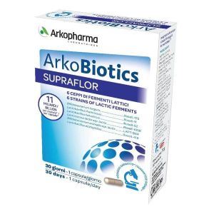 Arkopharma Arkobiotics Supraflor Integratore 30 Capsule