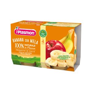 Plasmon Sapori Di Natura Omogeneizzato Banana E Mela 2x104g