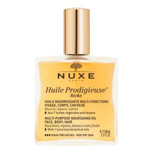 Nuxe Huile Prodigieuse Ricco Olio Secco Viso Corpo Capelli Spray 100ml