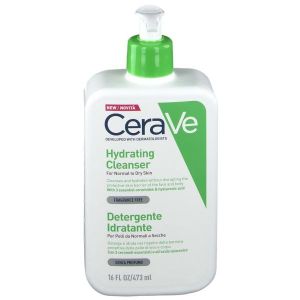 Cerave Detergente Idratante Viso Pelle da Normale A Secca, i Acido Ialuronico e Ceramidi 473ml
