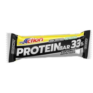 ProAction Protein Bar 33% Barrette Proteica Gusto Cocco Con Cacao 50 g