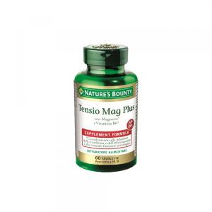 Nature's Bounty Tensio Mag Plus Integratore di Magnesio 60 Tavolette
