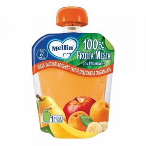 Mellin Pouch Frutta Mista 90g 6mesi+
