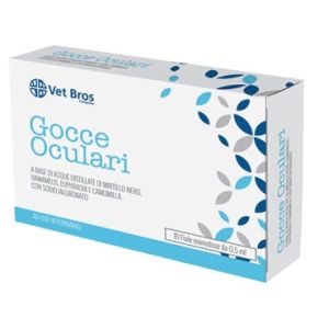 Vet Bros Soluzione Salina Sterile Oftalmica Adulti Uso Veterinario 10 Fiale da 5ml