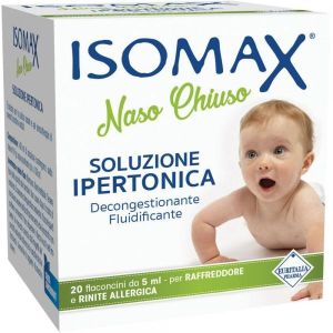 Soluzione Ipertonica Isomax Naso Chiuso 20 Flaconcini da 5ml