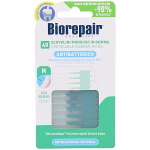 Biorepair Oral Care Antibatterico 40 Scovolini Monouso Spazi Regolari