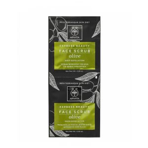 Apivita scrub viso esfoliante profondo con oliva 2 bustine