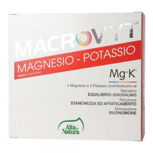 Alta Natura Macrovyt Magnesio e Potassio Bustine Gusto Arancia
