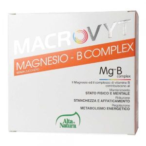 Alta Natura Macrovyt Magnesio - B Complex Bustine Gusto Arancia