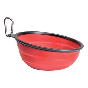 Camon Ciotola Pieghevole Inclinata Silicone per Cibo Cani/gatti 470ml