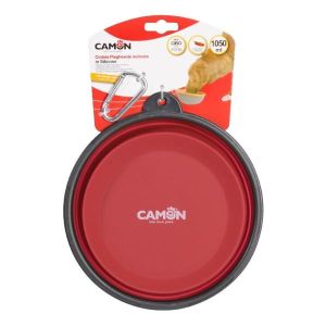 Camon Ciotola Pieghevole Inclinata Silicone per Cibo Cani/gatti 1050ml