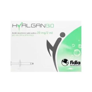 Hyalganbio Siringa Intra-articolare Acido Ialuronico 20mg 2ml 5 Pezzi