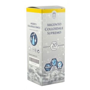 Argento Colloidale Supremo 20ppm Certificato Spray i Contagocce + Erogatore Naso + Erogatore Gola + Erogatore Pelle