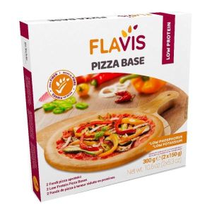 Flavis Pizza Base 2 Fondi Pizza Aproteici da 150g