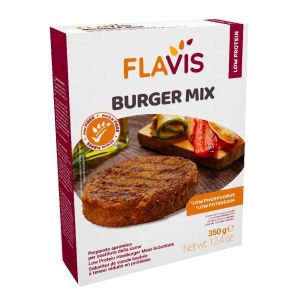 Flavis Burger Mix Preparato Aproteico per Sostituto Della Carne 350g