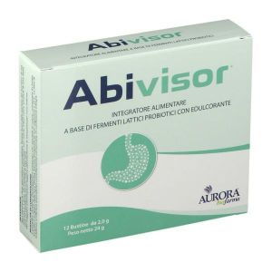 Abivisor Integratore Fermenti Lattici Probiotici 12 Bustine