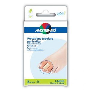 Protezione Tubolare In Gel Master-aid Footcare Elasticizzato Large 7,5 Cm 20mm 2 Pezzi C5
