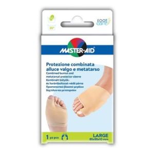 Protezione Master-aid Footcare per Alluce Valgo e Metatarso Large 1 Pezzo D8