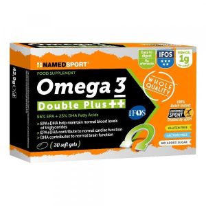 Named Sport Omega 3 Double Plus++ Integratore di Acidi Grassi 30 Soft Gel