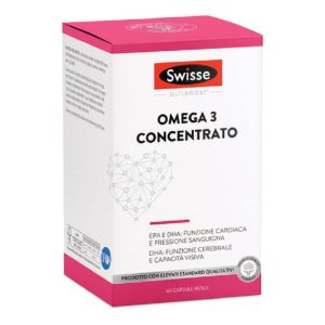 Swisse Omega 3 Concentrato Integratore Per il Cuore 60 Capsule