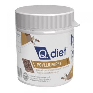 Q Diet Psyllium Pet Fonte di Fibra Cani/gatti 90g