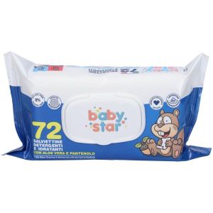 Babystar Salviette Bebe' Popup 72 Pezzi