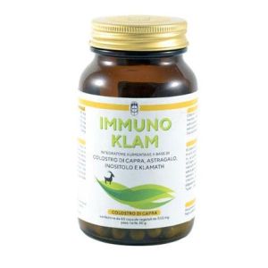 Immuno Klam Colostro di Capra Klamath 60 Capsule Vegetali