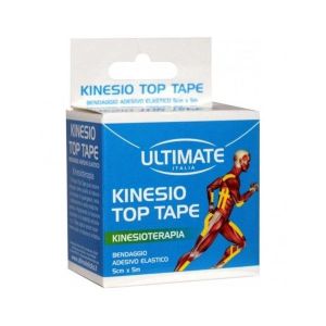 Ultimate Italia Kinesio Top Tape Bendaggio Adesivo Elastico Cm 5x5 M