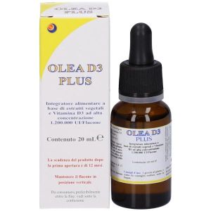 Olea D3 Plus 20ml: Integratore Vitamina D3 Adulti Alta Potenza