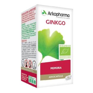 Arkocapsule Ginkgo Bio Integratore per La Memoria 45 Capsule