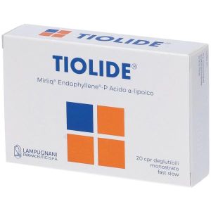 Tiolide 20 Compresse Deglutibili Monostrato Fast Slow