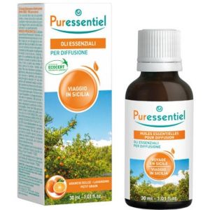 Puressentiel Oli Essenziali per Diffusione Miscela Viaggio In Sicilia 30ml