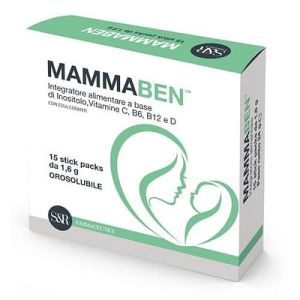 Mammaben Integratore di Benessere Neomamme 15 Stick Packs