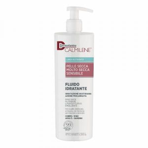 Dermovitamina Calmilene Fluido Idratante per Pelle Secca, Molto Secca e Sensibile 500ml