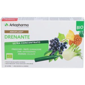 Arkopharma Arkofluidi Drenante Bio 20 Fiale
