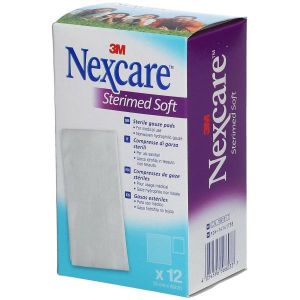 Garza Compressa Sterile Nexcare Sterimed Soft 18 X 40 Cm Multilingual 12 Pezzi