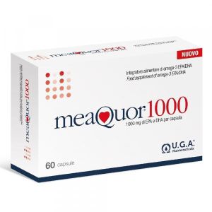 Meaquor 1000 Integratore di Omega-3 Epa Dha 60 Capsule