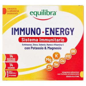 Equilibra Immuno Energy Potassio & Magnesio Integratore Difese Immunitarie 14 Bustine
