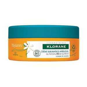 Klorane Crema Sublimatrice Doposole Viso e Corpo Tamanu e Monoi 200ml