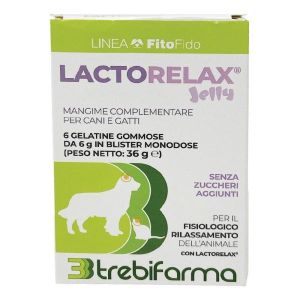 Lactorelax Jelly Mangime Complementare per Cani e Gatti 6 Gelatine Gommose