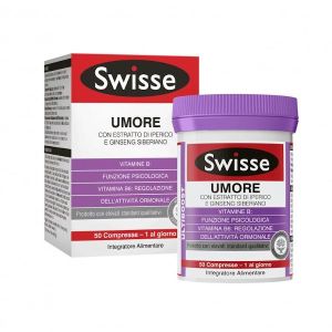 Swisse Umore Integratore i Iperico e Ginseng 50 Compresse