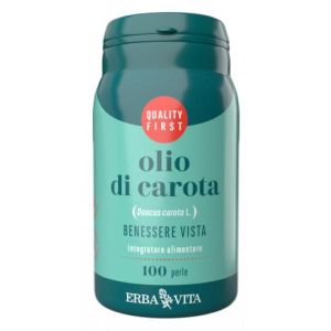 Erba Vita Olio di Carota Integratore Vista 100 Perle