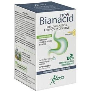 Aboca Neobianacid 45 Compresse Masticabili Gusto Limone